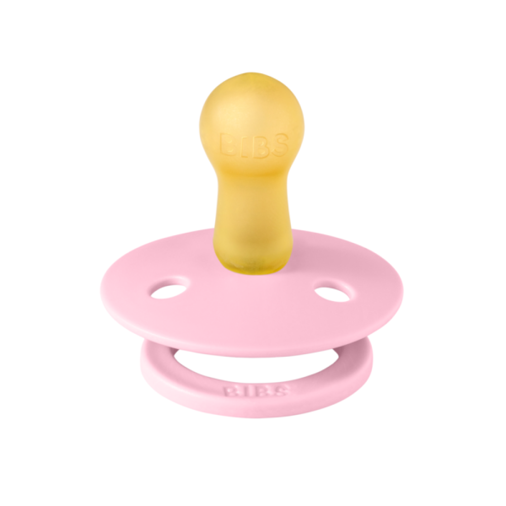 Биберон BIBS COLOUR, Baby Pink, 0-6 месеца