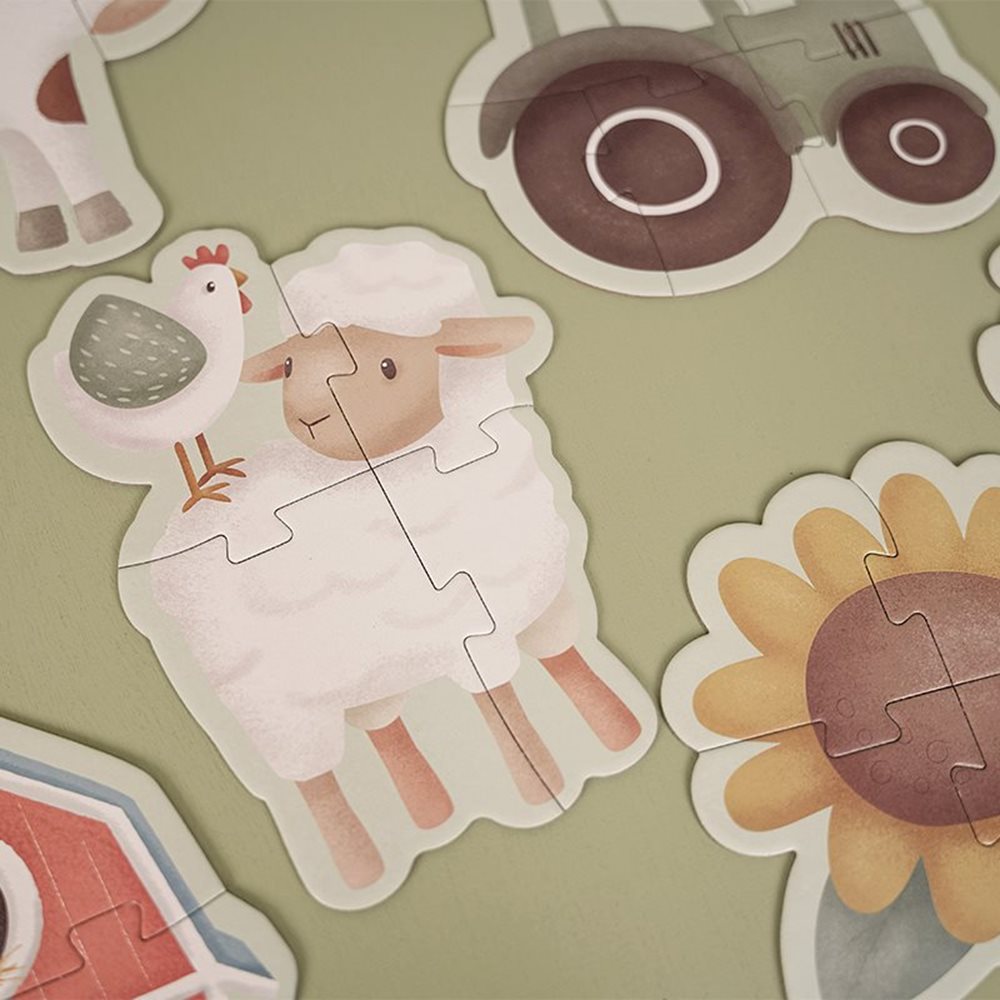 6 в 1 Пъзел Little Farm Little Dutch