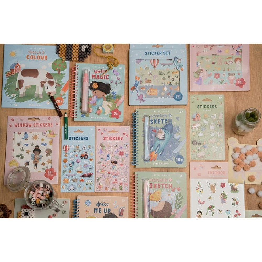 Книжка за Оцветяване Little Farm Little Dutch