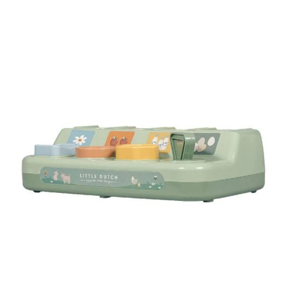 Занимателна Бебешка Играчка Pop-up Animals Little Farm Little Dutch