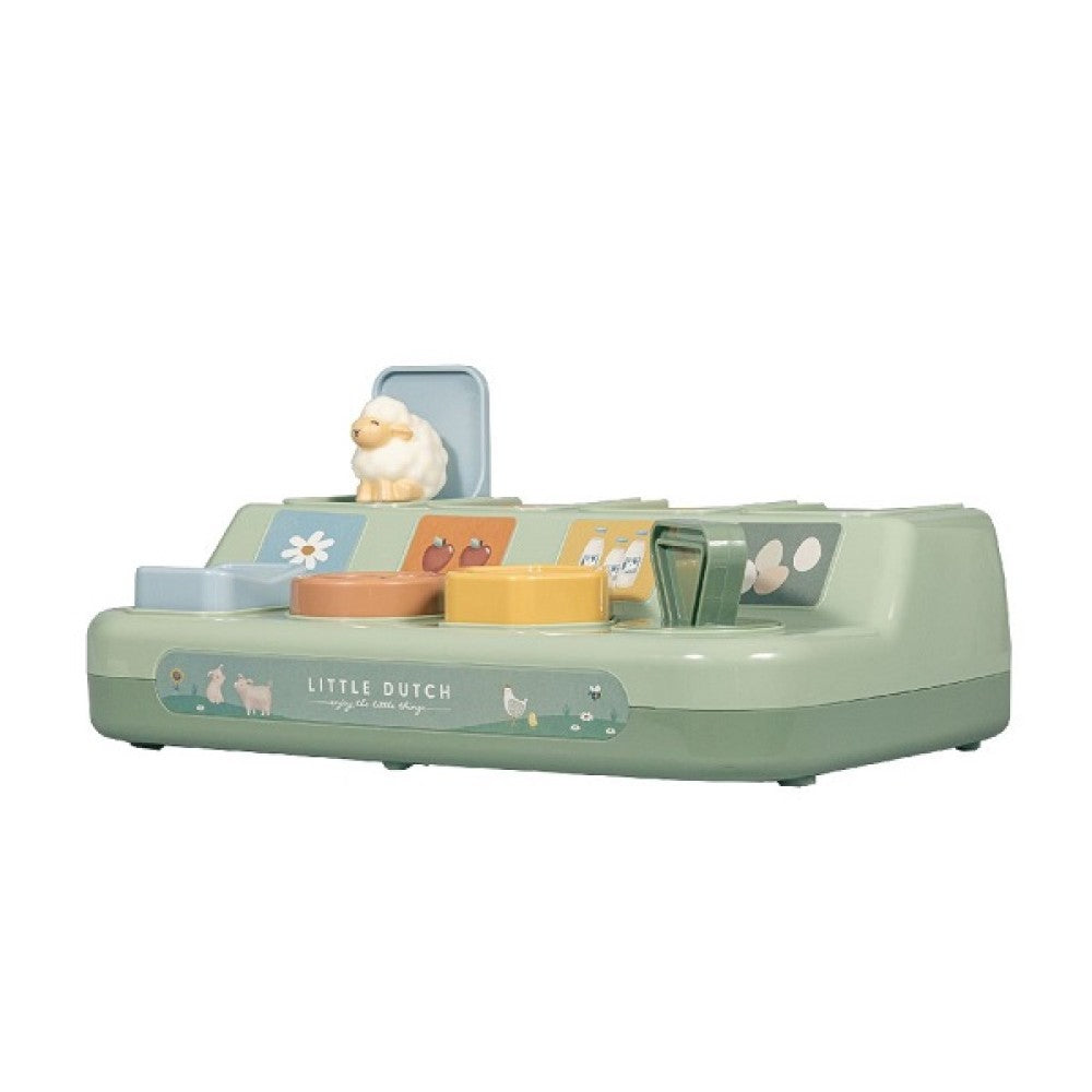 Занимателна Бебешка Играчка Pop-up Animals Little Farm Little Dutch