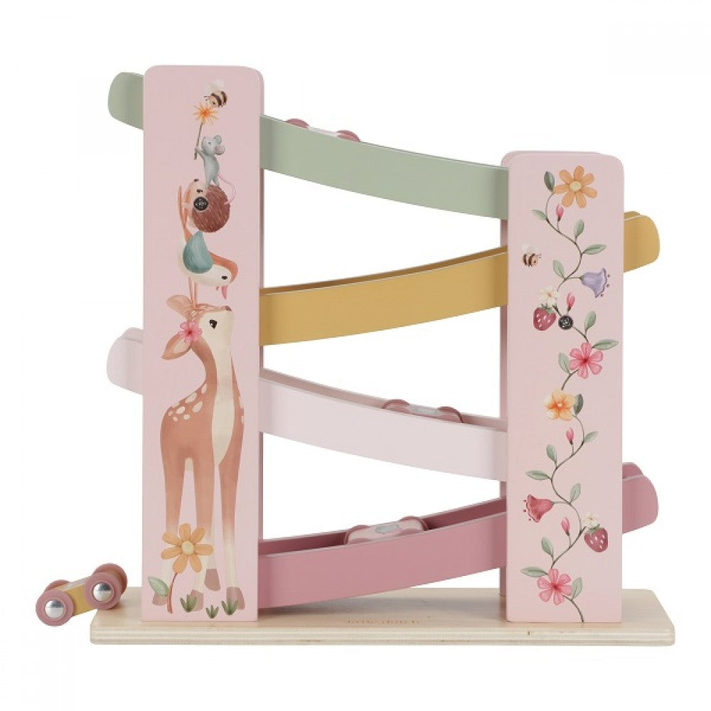 Дървена Писта с 4 Колички Fairy Garden Little Dutch