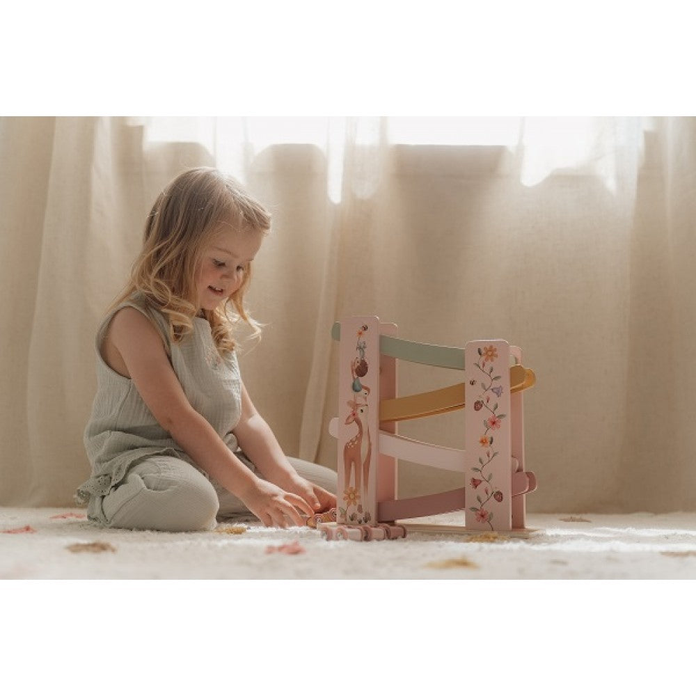Дървена Писта с 4 Колички Fairy Garden Little Dutch