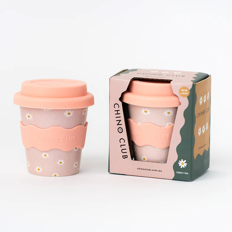Бамбукова чаша Chino Club 120ml Pink Daisy