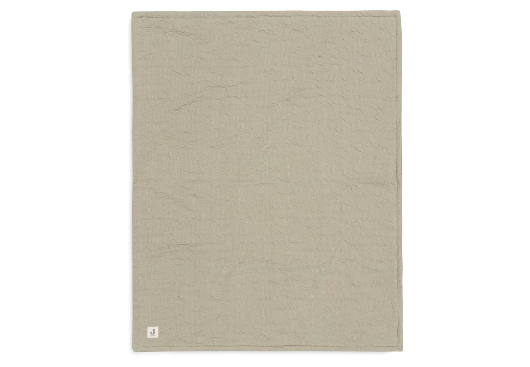 Одеяло Jollein 75x100cm Soft Waves - Olive Green/Velvet
