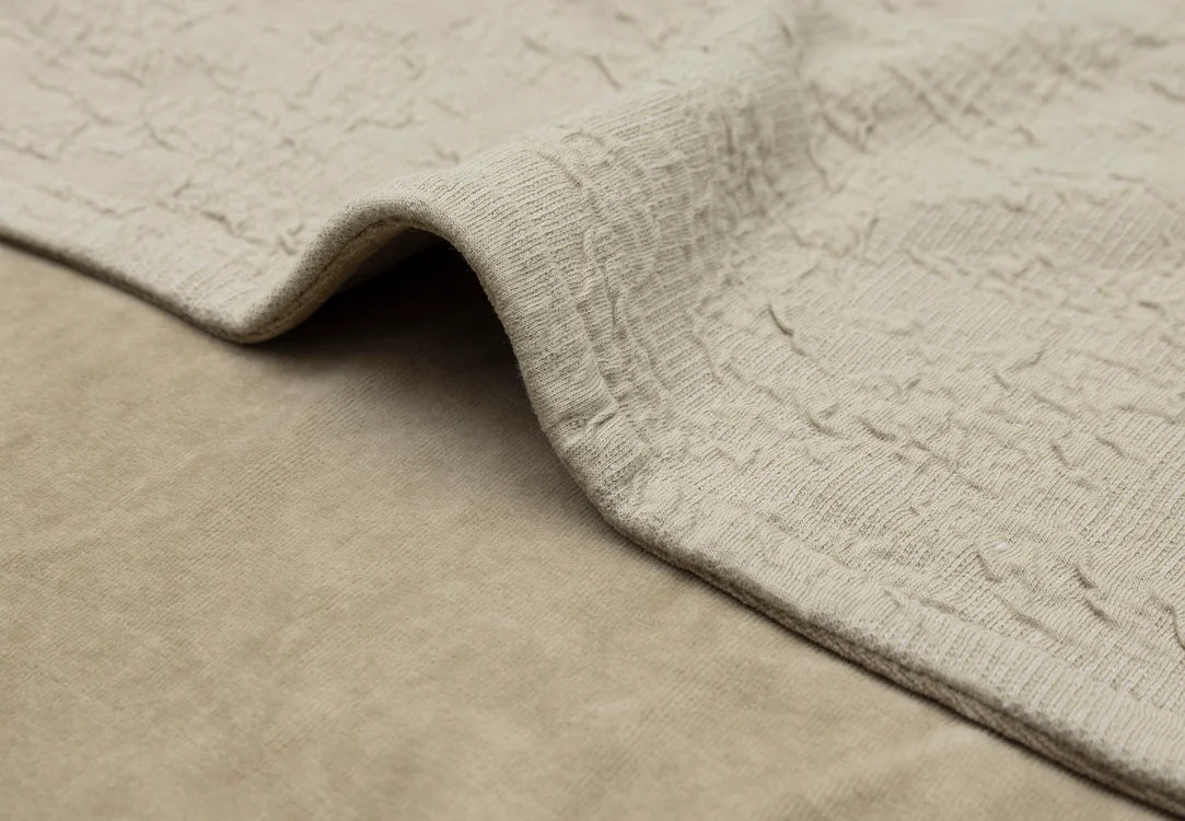 Одеяло Jollein 75x100cm Soft Waves - Olive Green/Velvet
