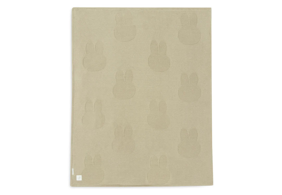 Одеяло Jollein Miffy 100x150cm Olive Green/Fleece