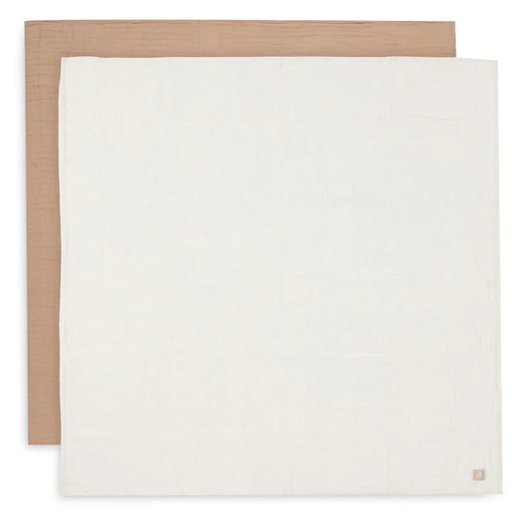Муселинови пелени 2бр. 115х115см Jollein Biscuit/Ivory