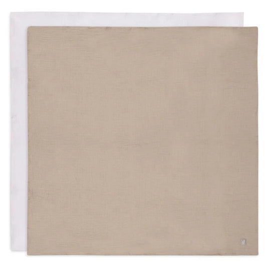 Муселинови пелени 2бр. 115х115см Jollein Olive Green/Ivory