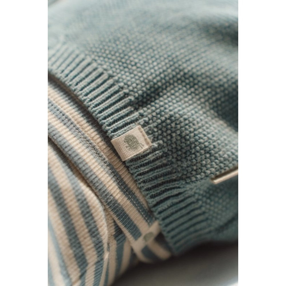 Бебешка Плетена Жилетка Baby Blue Little Dutch