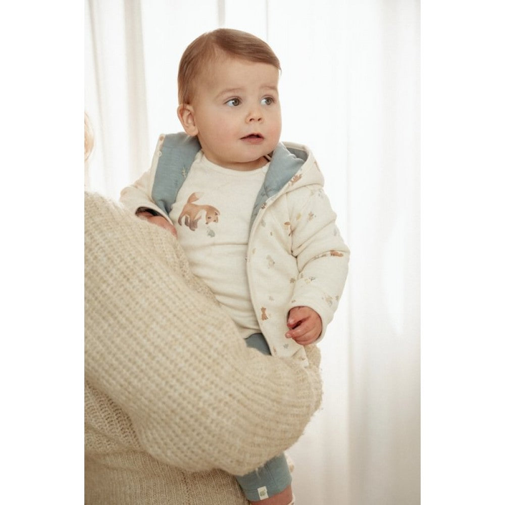 Бебешко Двустранно Яке Stone Blue Little Dutch