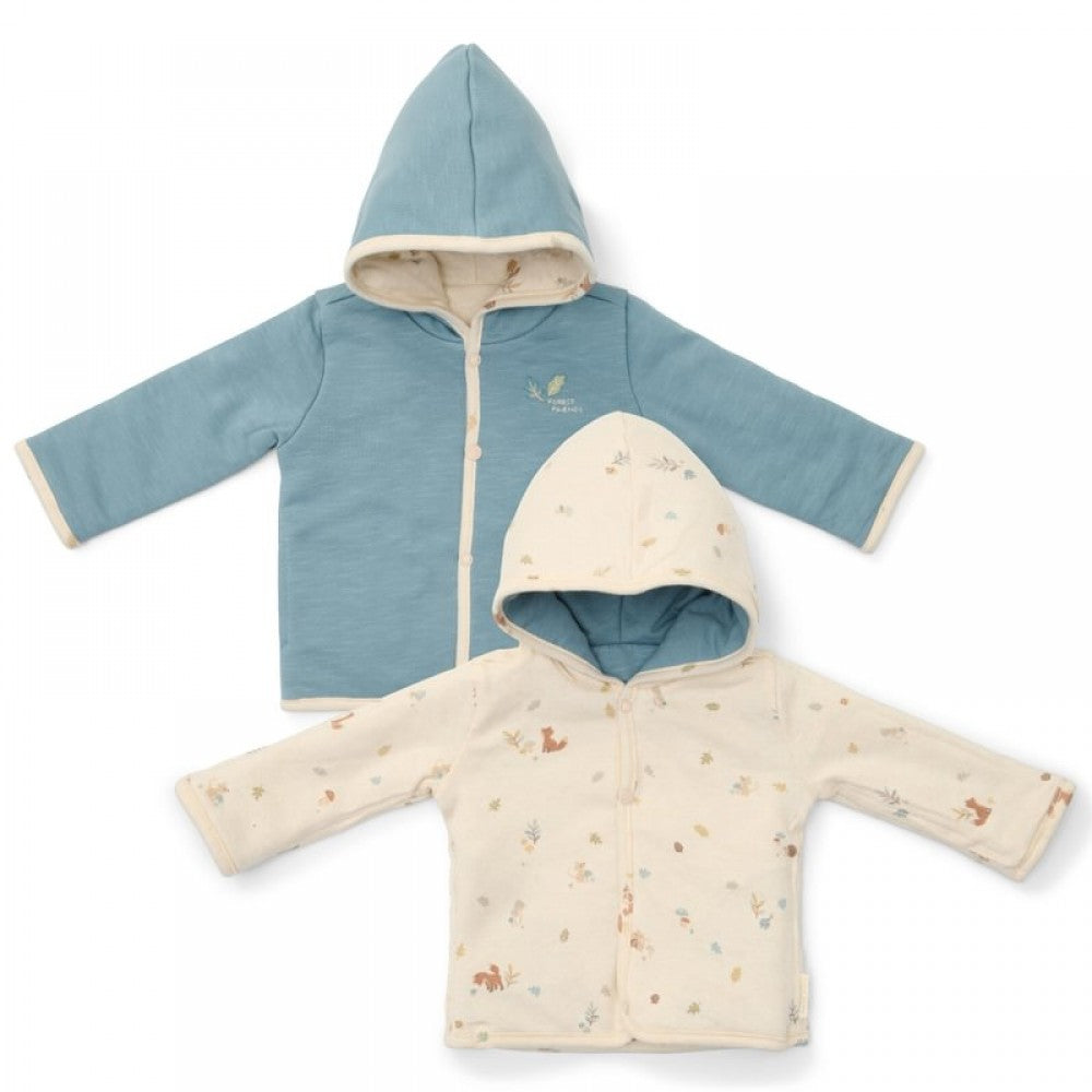 Бебешко Двустранно Яке Stone Blue Little Dutch