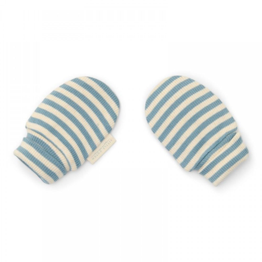 Бебешки Ръкавички за Новородено на Райета Stone Blue