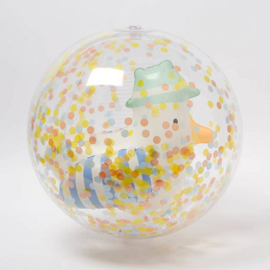 Надуваема Плажна Топка 3D SunnyLife Sid the Seagull Blue Stripe