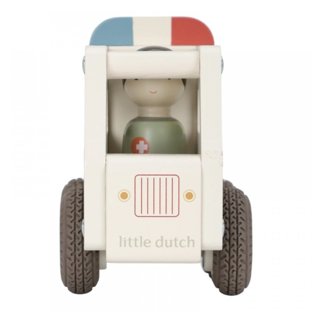 Дървена Линейка със Шофьор FSC Little Dutch