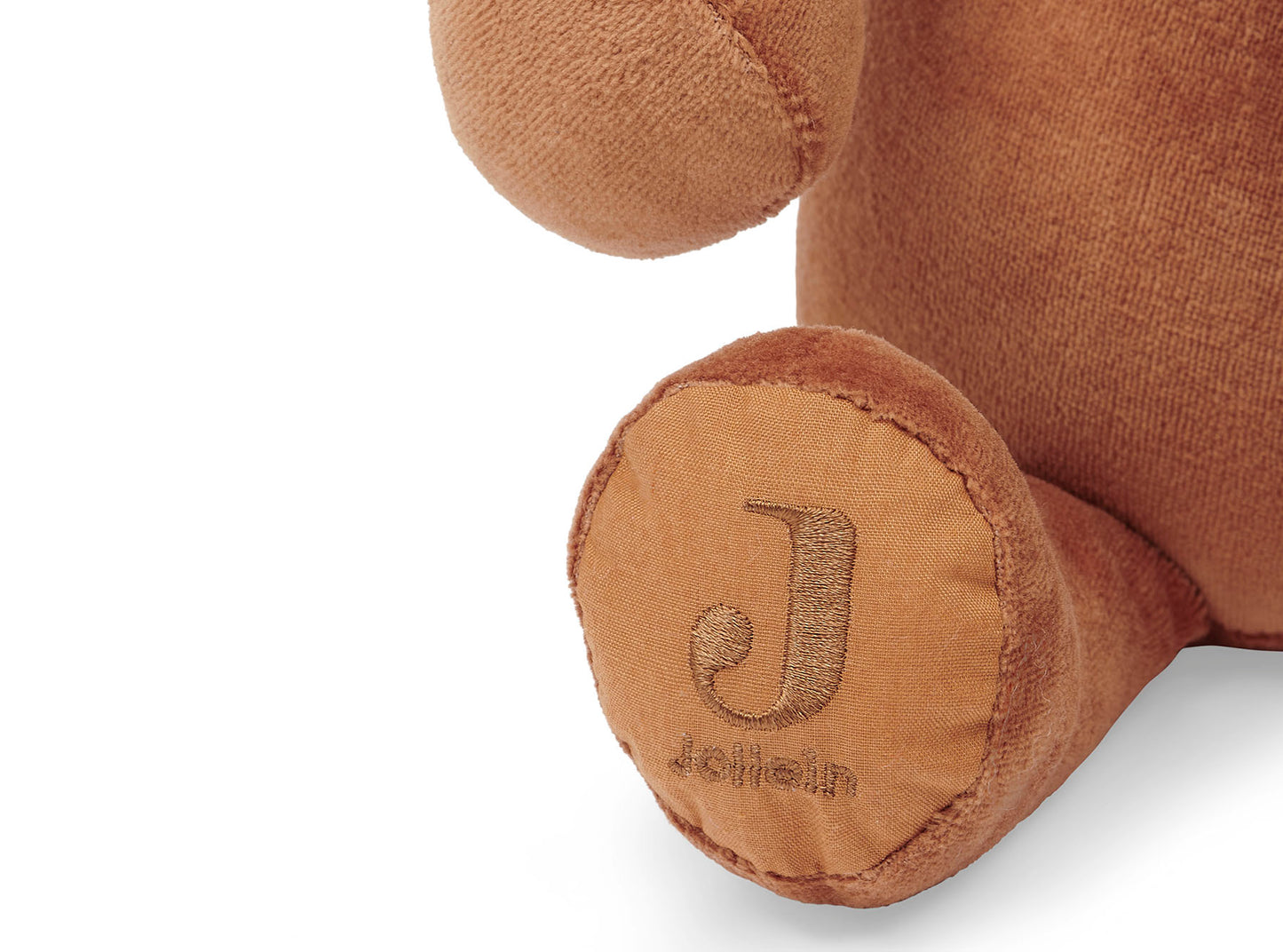 Плюшена играчка Jollein Elephant - Caramel