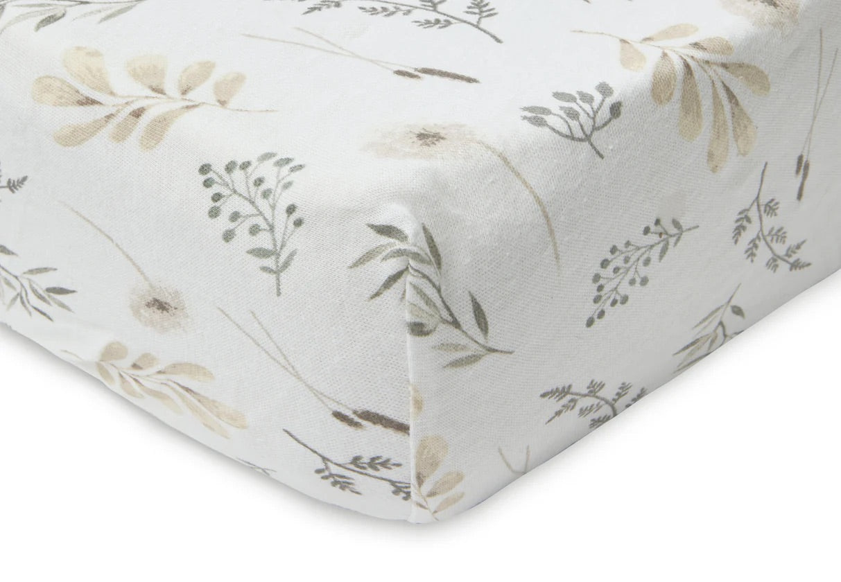Детски Чаршаф с Ластик 60х120см Jollein Wild Flowers