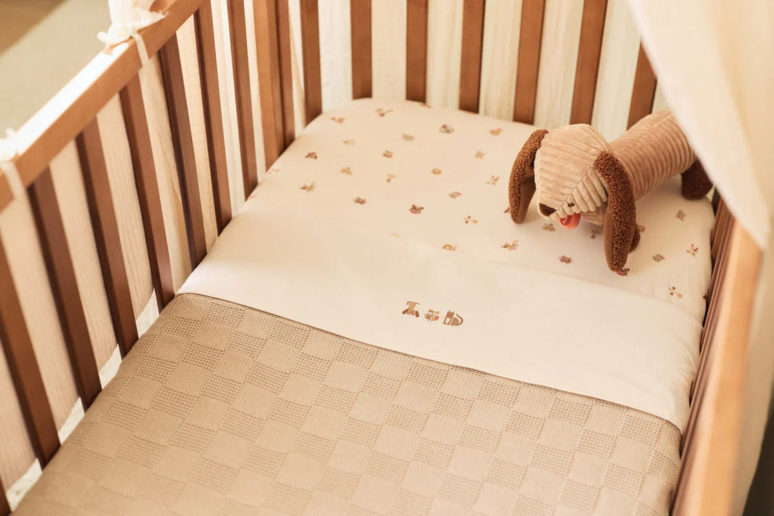 Детски Чаршаф с Ластик 60х120см Jollein Animal Friends