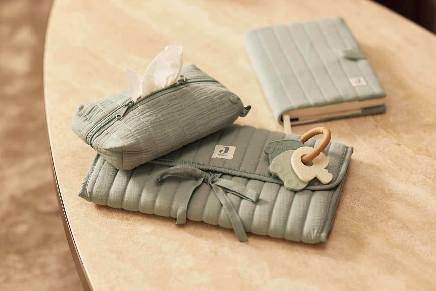 Подложка За Повиване Jollein Muslin - Sea Green