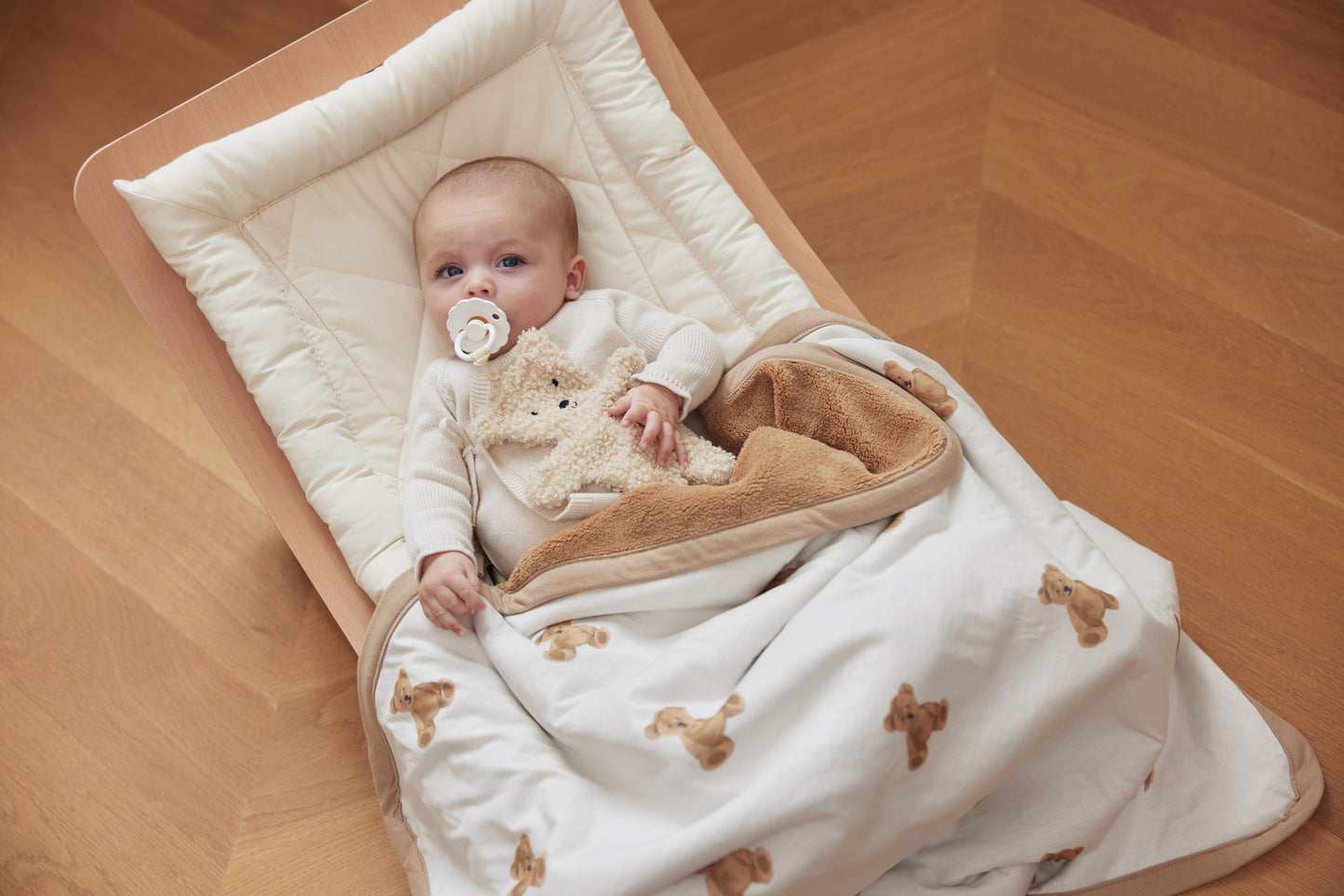 Одеяло Jollein Teddy Bear 75x100см