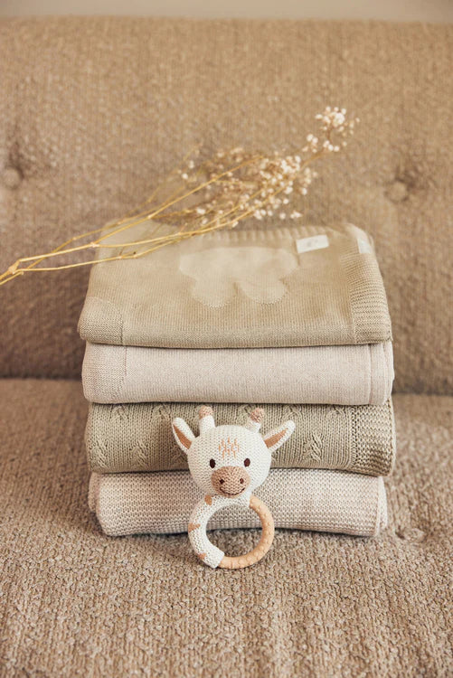 Одеяло Jollein Miffy 100x150cm Olive Green/Fleece