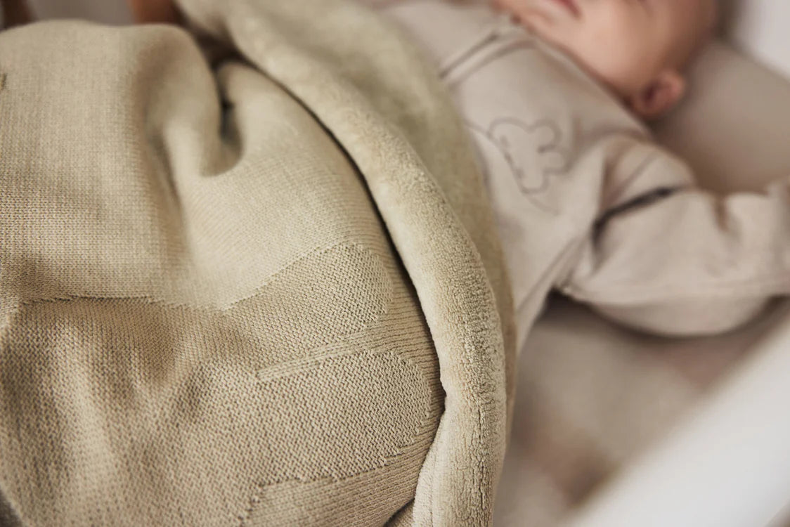 Одеяло Jollein Miffy 100x150cm Olive Green/Fleece