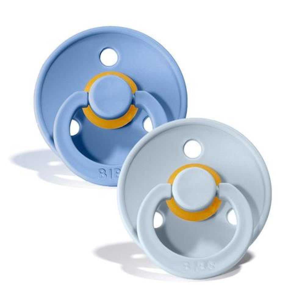2 бр. Биберони BIBS, Sky Blue/Baby Blue, 0-6 месеца