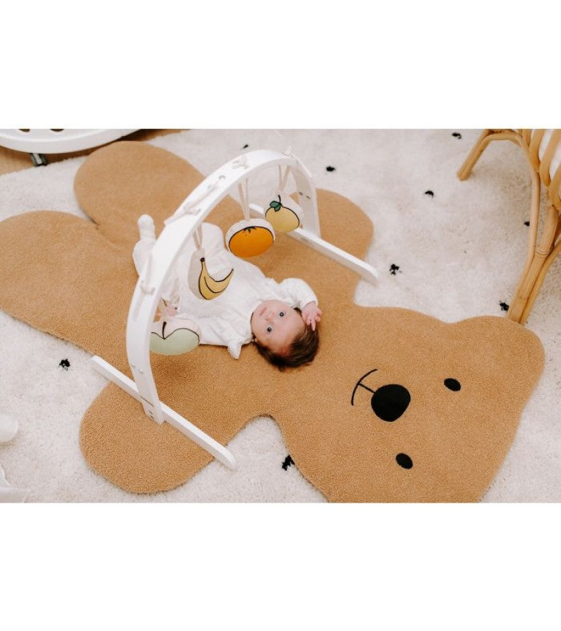 CHILDHOME Меко килимче за игра, мече 150 см