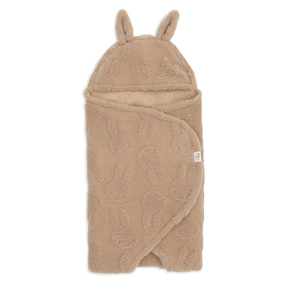 Одеяло за Повиване Jollein Miffy Teddy - Biscuit