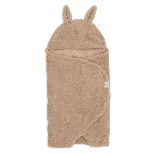 Одеяло за Повиване Jollein Miffy Teddy - Biscuit