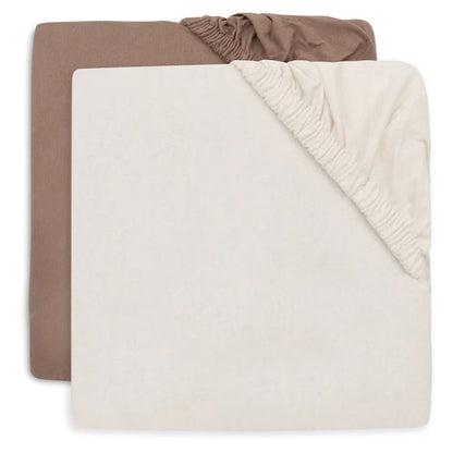 Детски Чаршафи с Ластик 2бр 60х120см Milky Coffee/Ivory