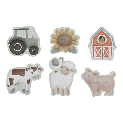 6 в 1 Пъзел Little Farm Little Dutch
