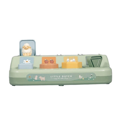 Занимателна Бебешка Играчка Pop-up Animals Little Farm Little Dutch