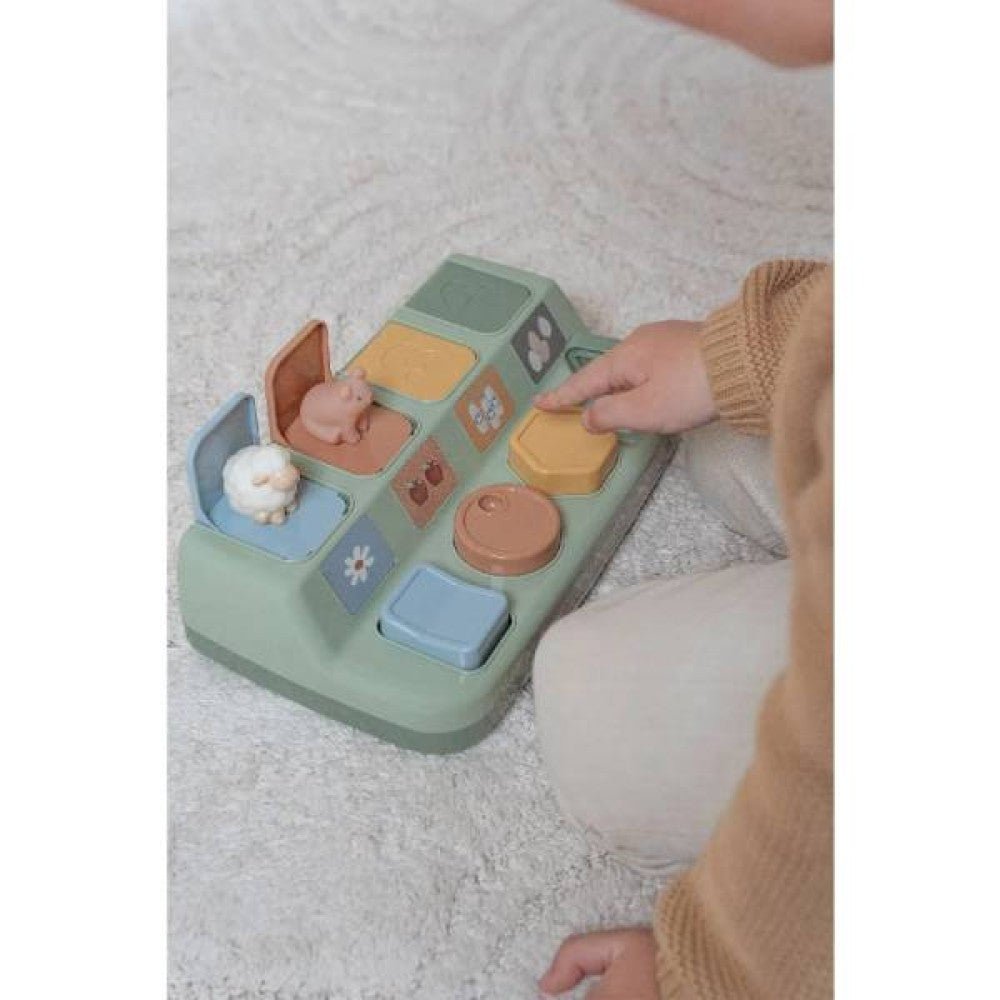 Занимателна Бебешка Играчка Pop-up Animals Little Farm Little Dutch