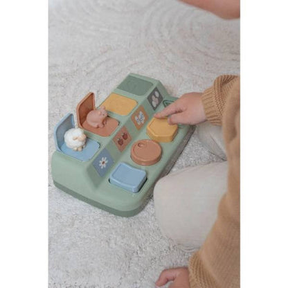 Занимателна Бебешка Играчка Pop-up Animals Little Farm Little Dutch