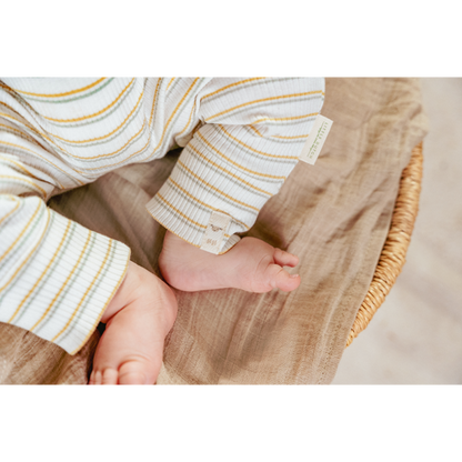 Ромпър "Прегърни ме" Multi Stripe Little Dutch