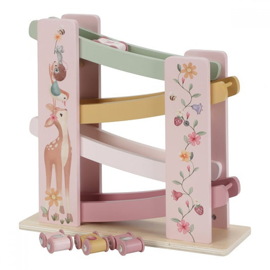 Дървена Писта с 4 Колички Fairy Garden Little Dutch