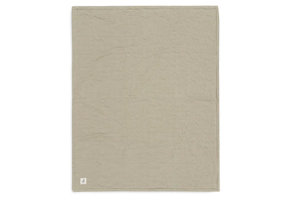 Одеяло Jollein 75x100cm Soft Waves - Olive Green/Velvet