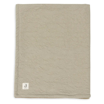 Одеяло Jollein 75x100cm Soft Waves - Olive Green/Velvet