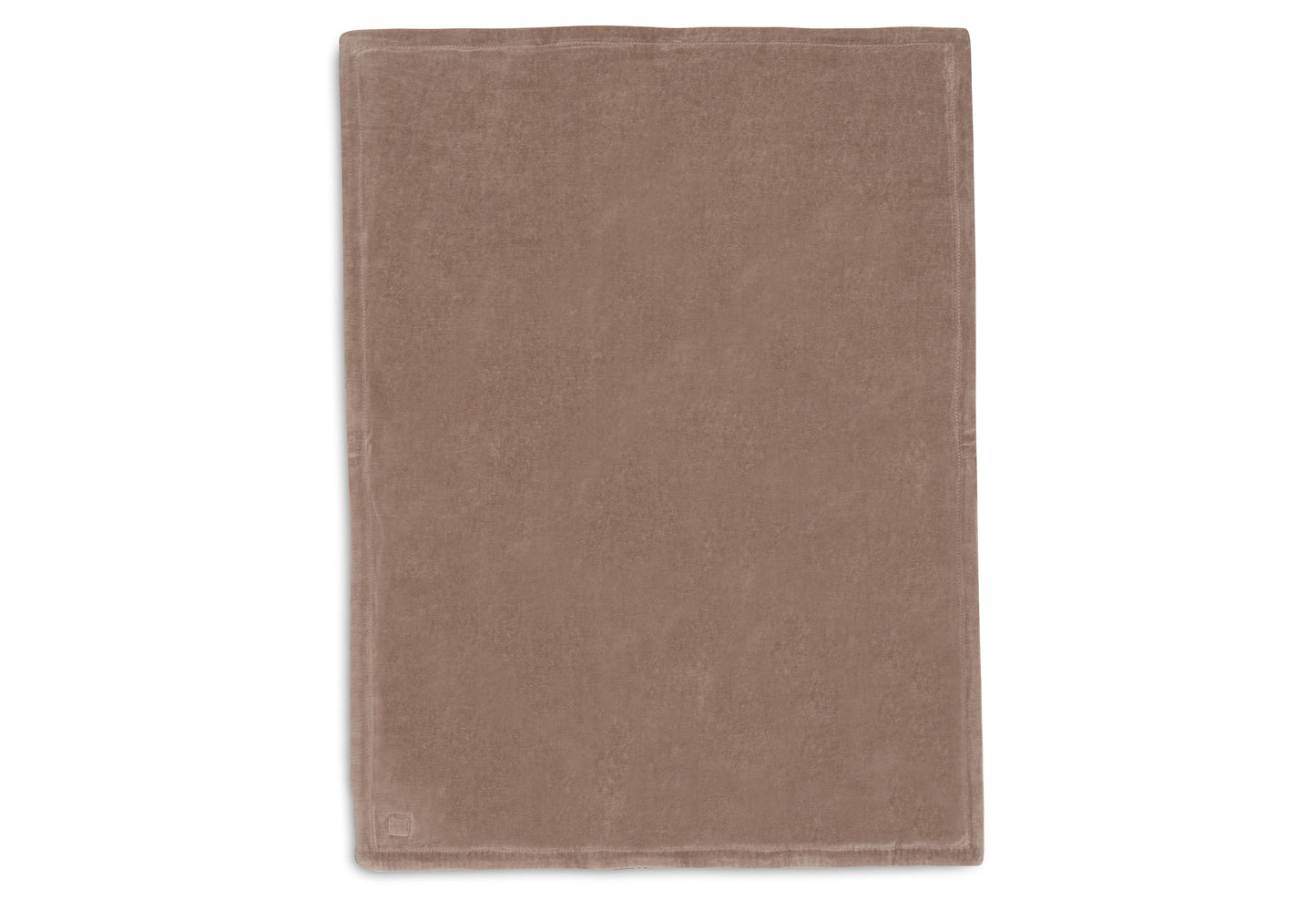 Одеяло Jollein 75x100cm Box Knit Milky Coffee/Velvet - GOTS