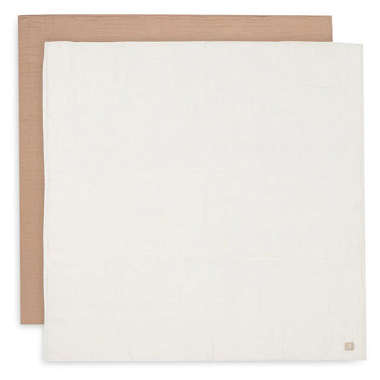 Муселинови пелени 2бр. 115х115см Jollein Biscuit/Ivory