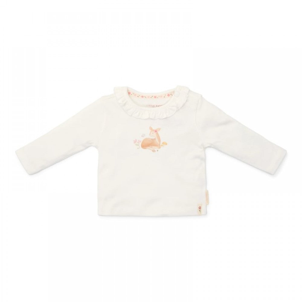 Бебешка Блуза с Дълъг Ръкав Off White Deer
