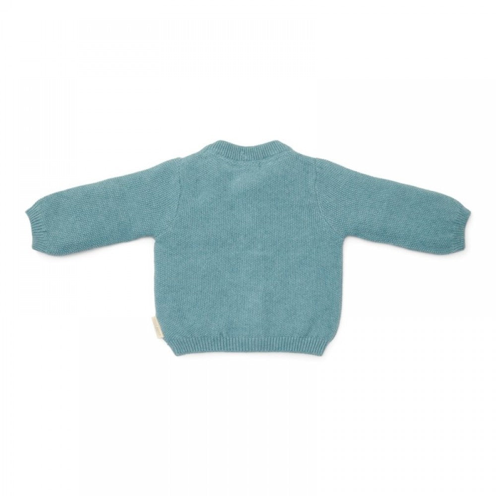 Бебешка Плетена Жилетка Baby Blue Little Dutch