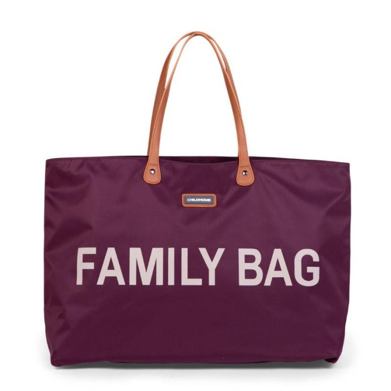 Чанта CHILDHOME Family bag Aubergine