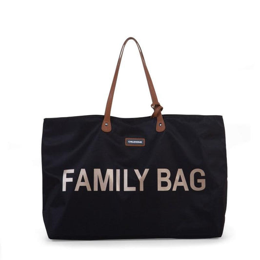 Чанта CHILDHOME Family Bag black/gold