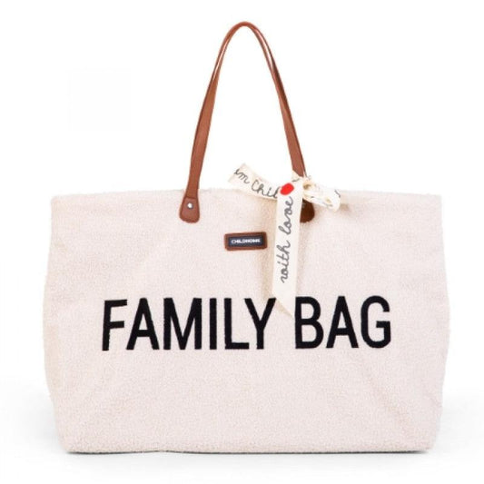 Чанта CHILDHOME Family Bag teddy ecru