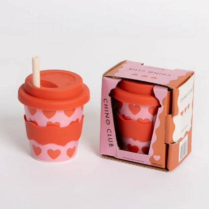 Бамбукова чаша Chino Club 120ml Hearts