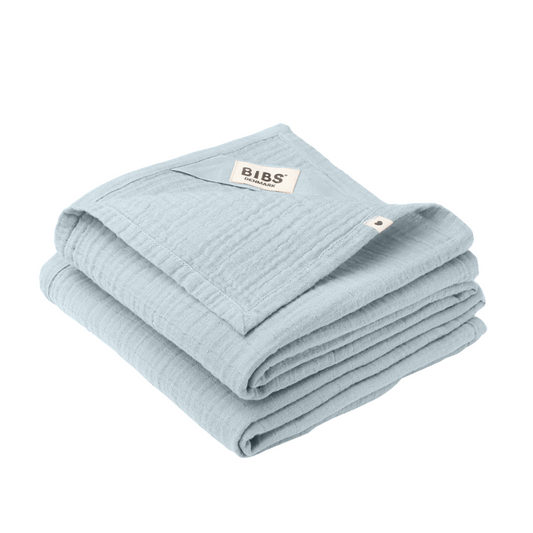 Муселинови Пелени 2 броя 70 х 70 cm Baby Blue BIBS