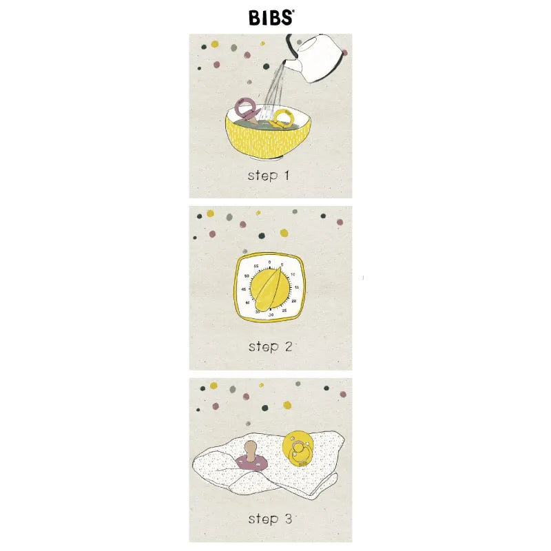 1бр. Биберон BIBS COLOUR Ivory, 0-6 месеца