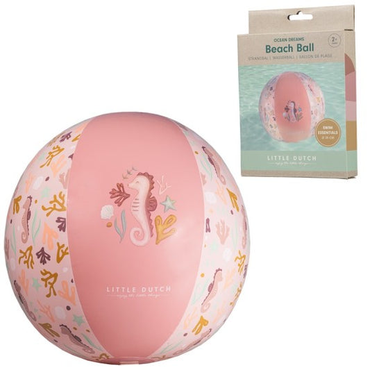 Плажна Топка Ocean Dreams Pink Little Dutch 35cm